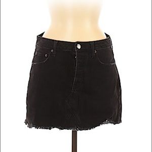 American Eagle Outfitters Black Denim Skirt